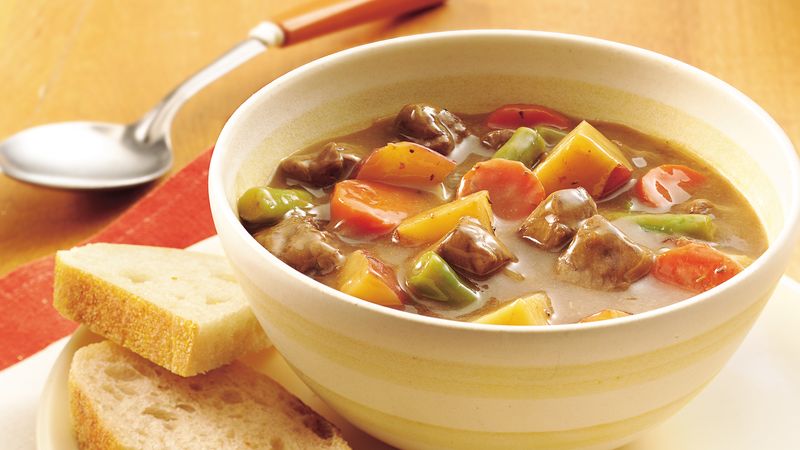 Món súp thịt bò rau củ thơm ngon, nhiều dinh dưỡng